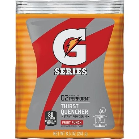 GATORADE 0 Thirst Quencher Instant Powder Sports Drink Mix, Powder, Fruit Punch Flavor, 85 oz Pack 3808